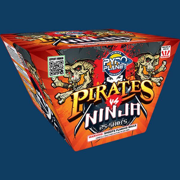 Pirates vs. Ninja pyroplanet